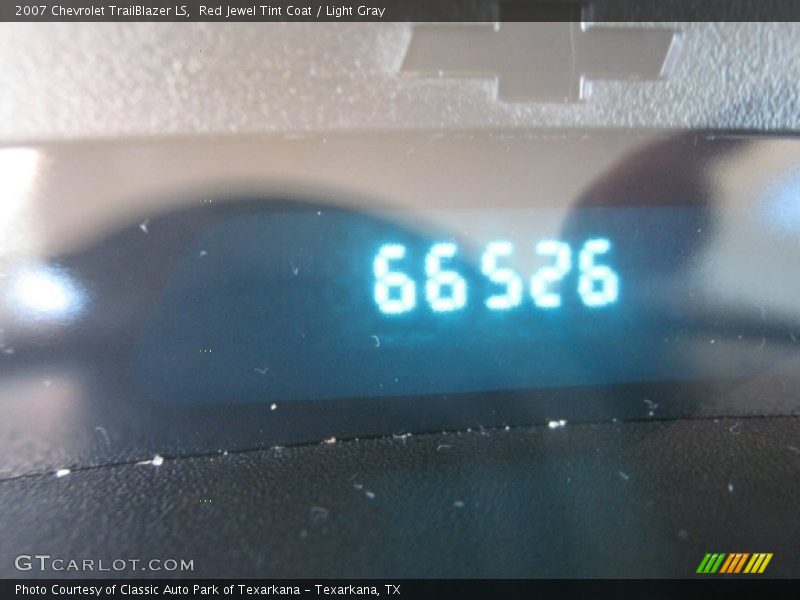Red Jewel Tint Coat / Light Gray 2007 Chevrolet TrailBlazer LS