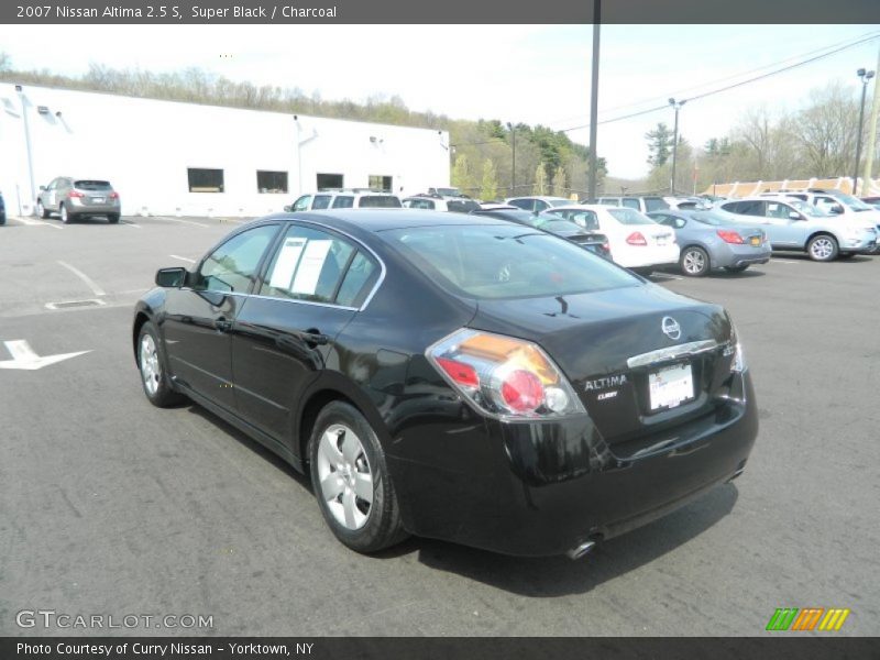 Super Black / Charcoal 2007 Nissan Altima 2.5 S