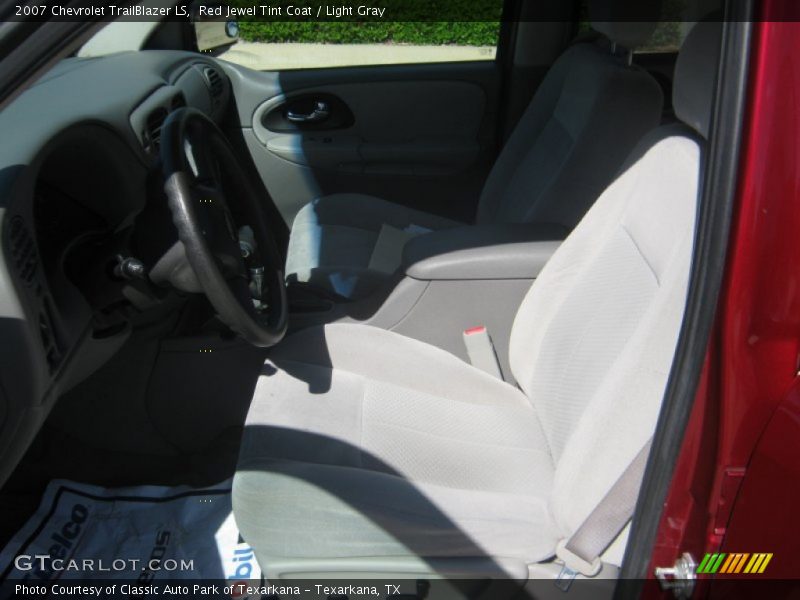 Red Jewel Tint Coat / Light Gray 2007 Chevrolet TrailBlazer LS