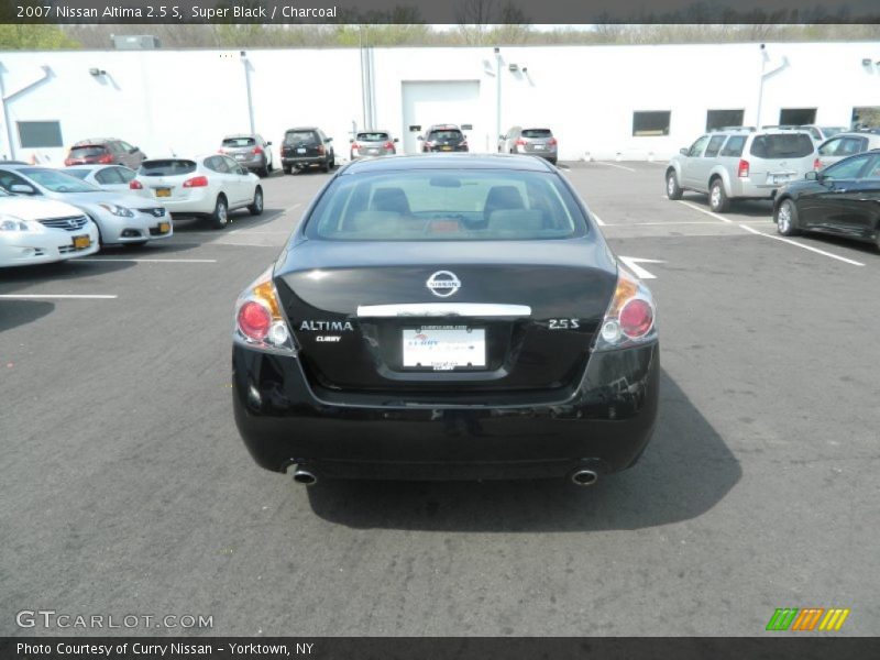 Super Black / Charcoal 2007 Nissan Altima 2.5 S