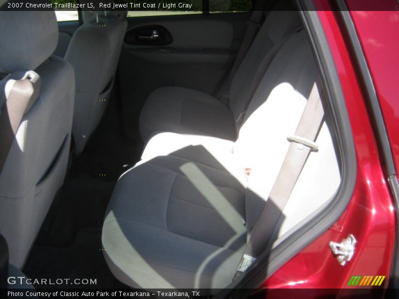 Red Jewel Tint Coat / Light Gray 2007 Chevrolet TrailBlazer LS