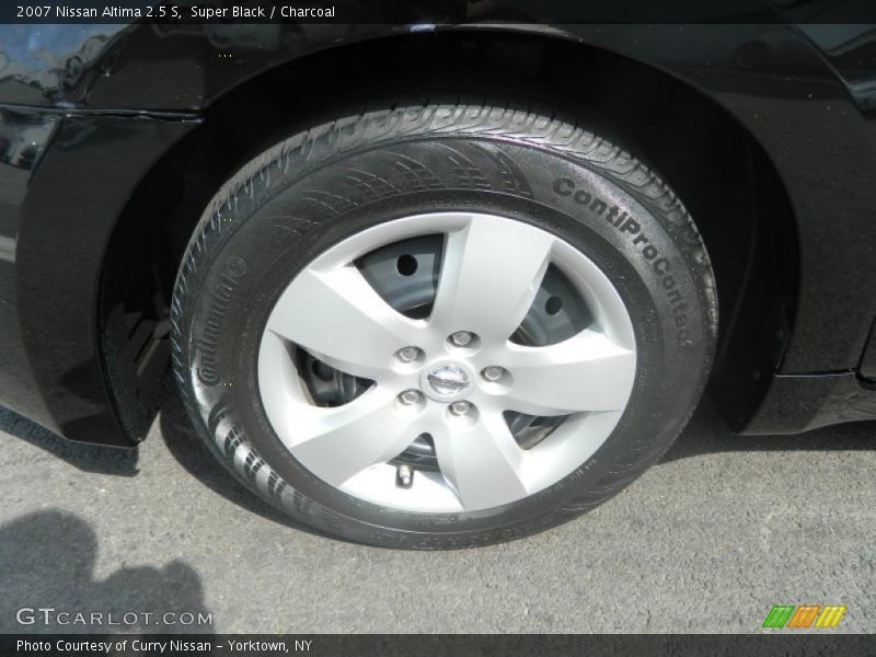 Super Black / Charcoal 2007 Nissan Altima 2.5 S