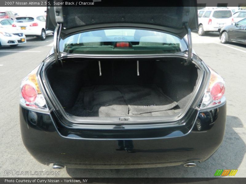 Super Black / Charcoal 2007 Nissan Altima 2.5 S
