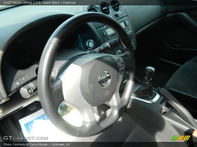 Super Black / Charcoal 2007 Nissan Altima 2.5 S