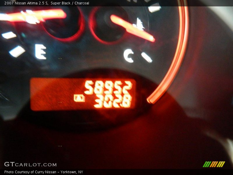 Super Black / Charcoal 2007 Nissan Altima 2.5 S