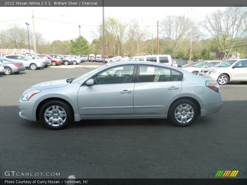 Brilliant Silver / Charcoal 2012 Nissan Altima 2.5 S