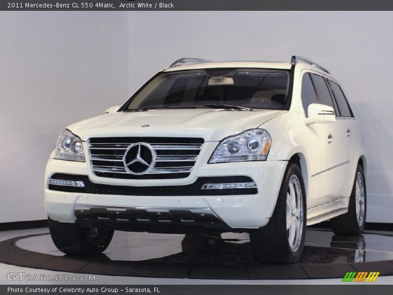 Arctic White / Black 2011 Mercedes-Benz GL 550 4Matic
