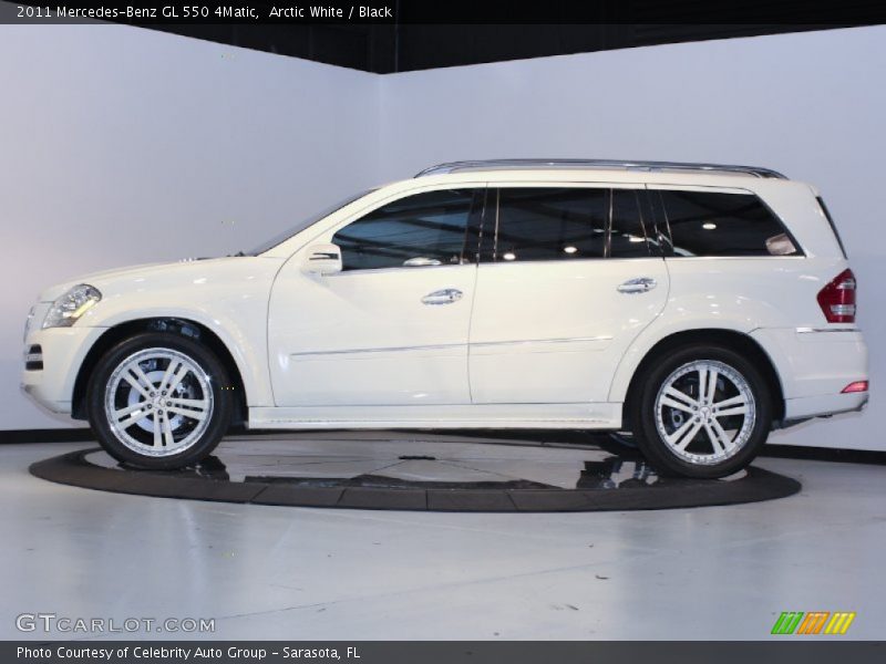 Arctic White / Black 2011 Mercedes-Benz GL 550 4Matic