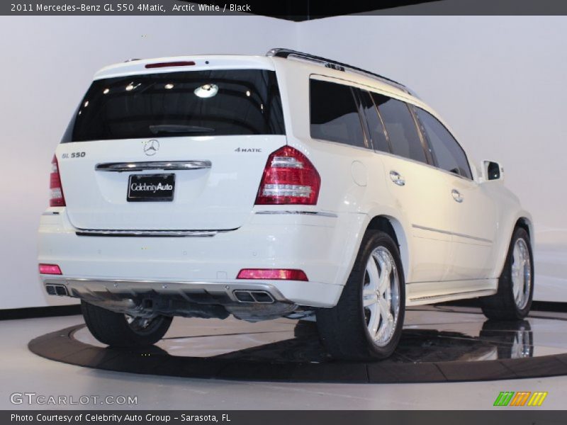 Arctic White / Black 2011 Mercedes-Benz GL 550 4Matic