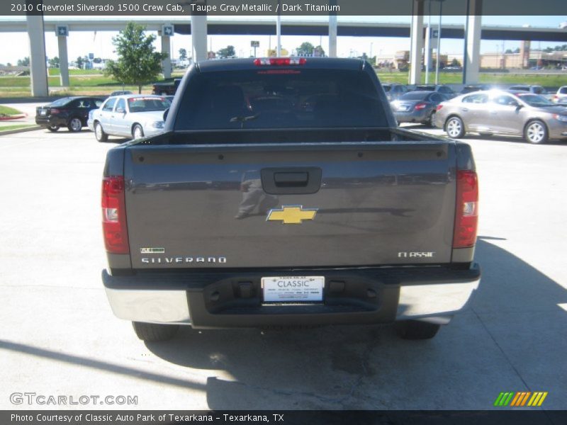 Taupe Gray Metallic / Dark Titanium 2010 Chevrolet Silverado 1500 Crew Cab