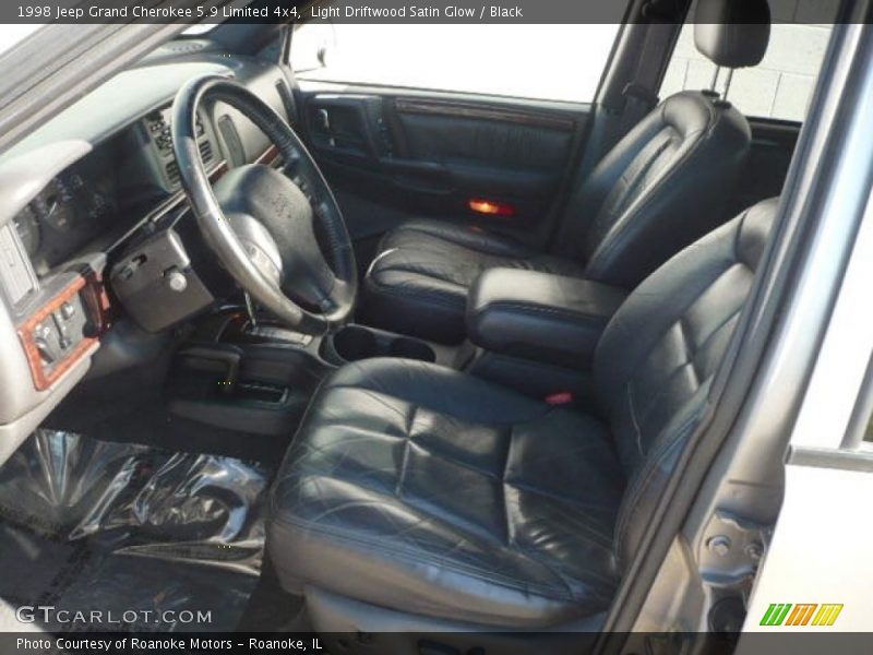 Light Driftwood Satin Glow / Black 1998 Jeep Grand Cherokee 5.9 Limited 4x4