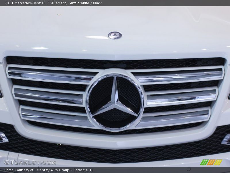 Arctic White / Black 2011 Mercedes-Benz GL 550 4Matic