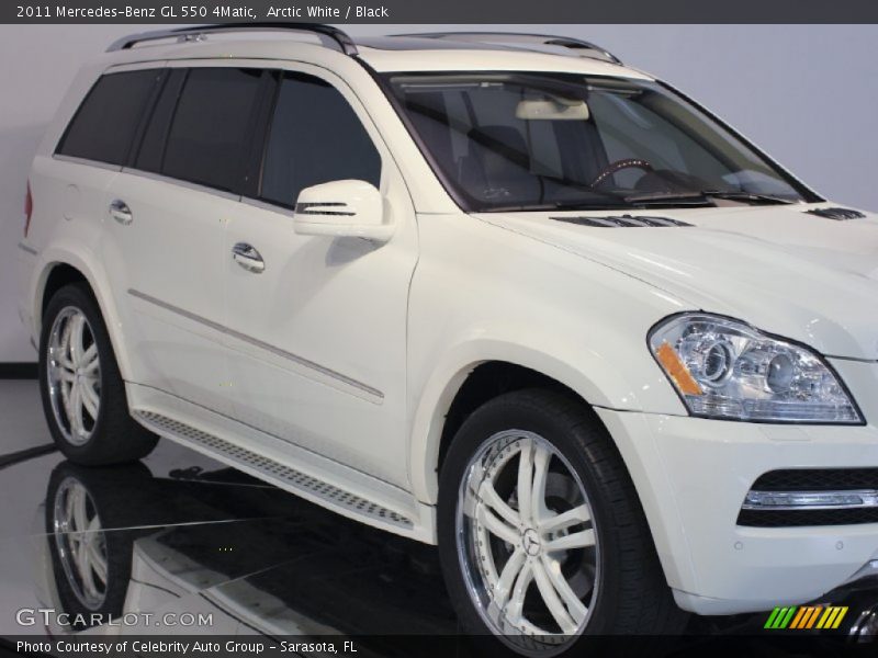 Arctic White / Black 2011 Mercedes-Benz GL 550 4Matic