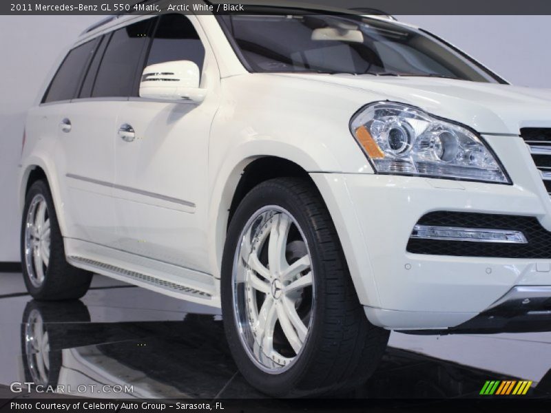 Arctic White / Black 2011 Mercedes-Benz GL 550 4Matic