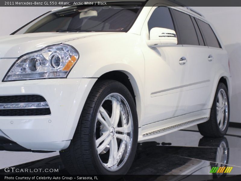 Arctic White / Black 2011 Mercedes-Benz GL 550 4Matic