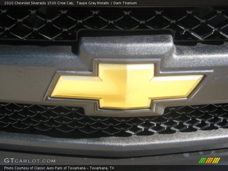 Taupe Gray Metallic / Dark Titanium 2010 Chevrolet Silverado 1500 Crew Cab