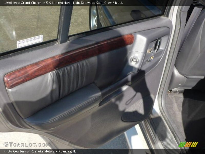 Light Driftwood Satin Glow / Black 1998 Jeep Grand Cherokee 5.9 Limited 4x4