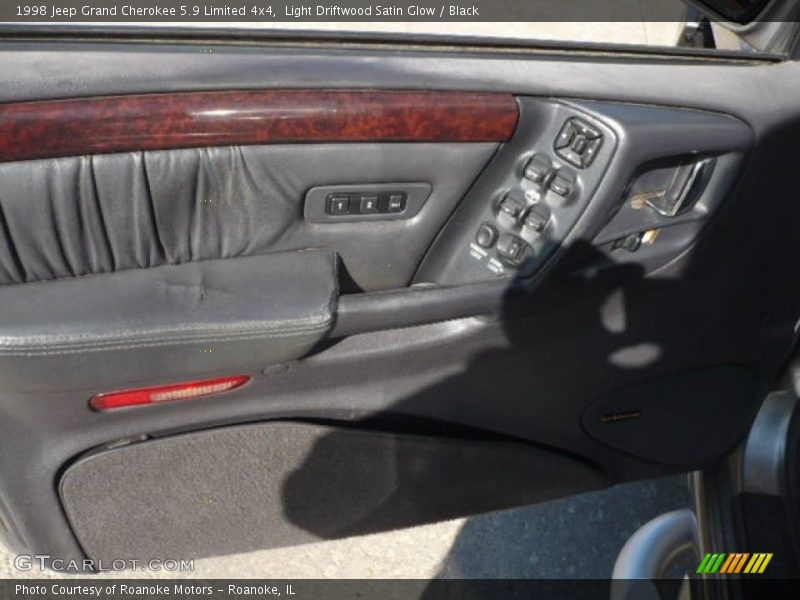 Light Driftwood Satin Glow / Black 1998 Jeep Grand Cherokee 5.9 Limited 4x4