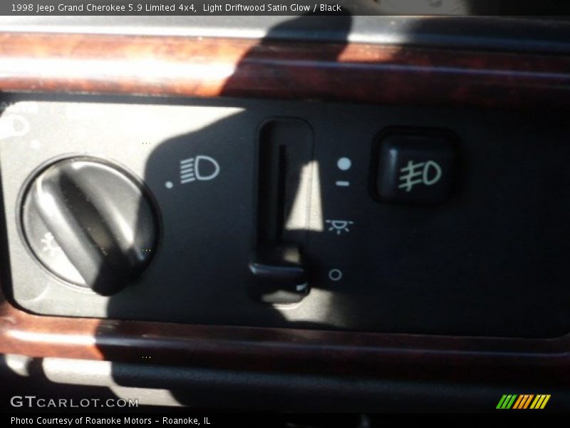 Light Driftwood Satin Glow / Black 1998 Jeep Grand Cherokee 5.9 Limited 4x4