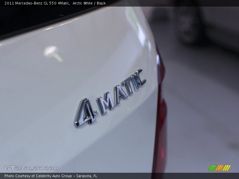 Arctic White / Black 2011 Mercedes-Benz GL 550 4Matic