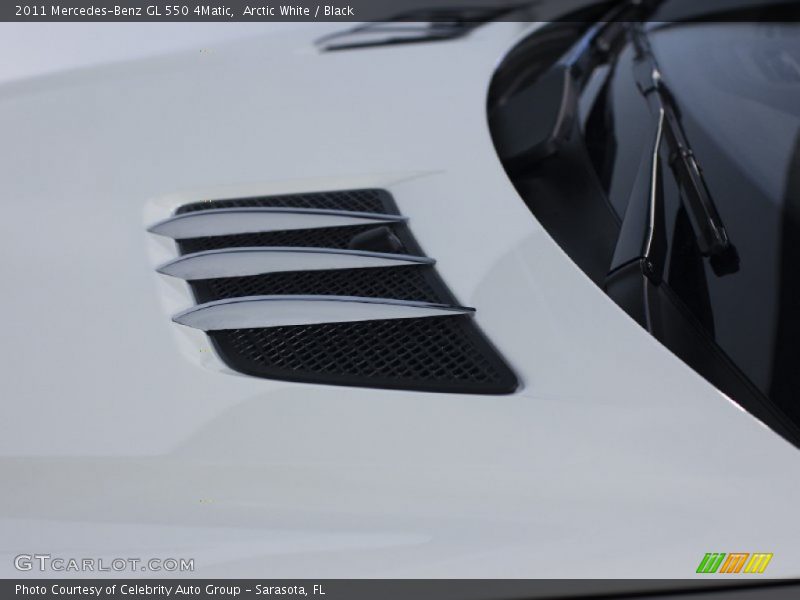 Arctic White / Black 2011 Mercedes-Benz GL 550 4Matic