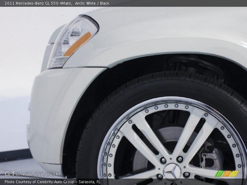 Arctic White / Black 2011 Mercedes-Benz GL 550 4Matic