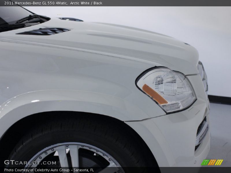 Arctic White / Black 2011 Mercedes-Benz GL 550 4Matic