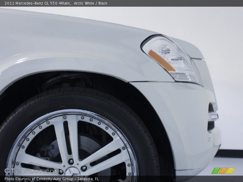 Arctic White / Black 2011 Mercedes-Benz GL 550 4Matic