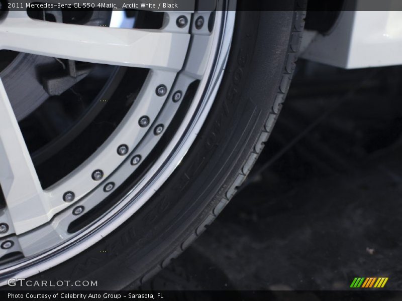 Arctic White / Black 2011 Mercedes-Benz GL 550 4Matic