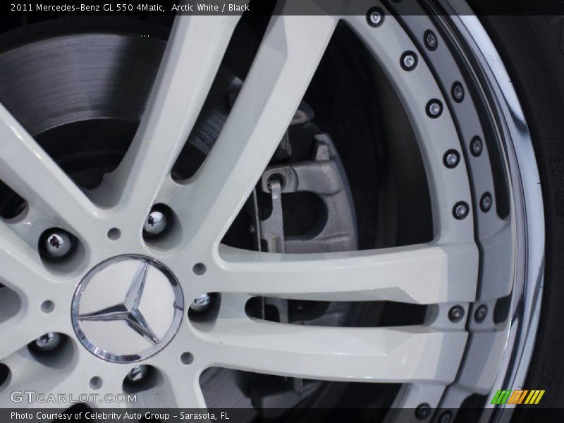 Arctic White / Black 2011 Mercedes-Benz GL 550 4Matic