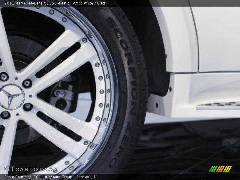Arctic White / Black 2011 Mercedes-Benz GL 550 4Matic