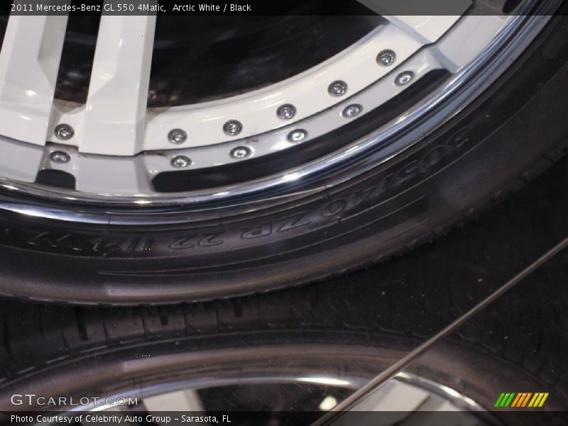 Arctic White / Black 2011 Mercedes-Benz GL 550 4Matic