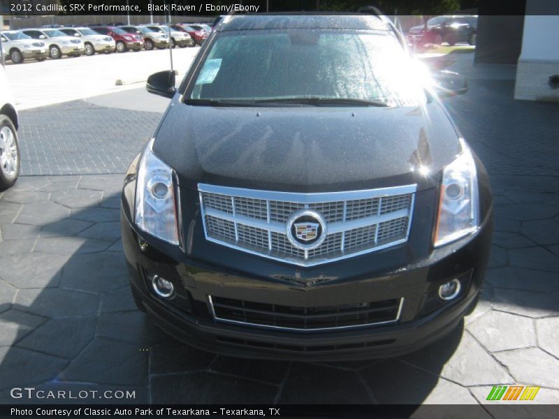 Black Raven / Ebony/Ebony 2012 Cadillac SRX Performance