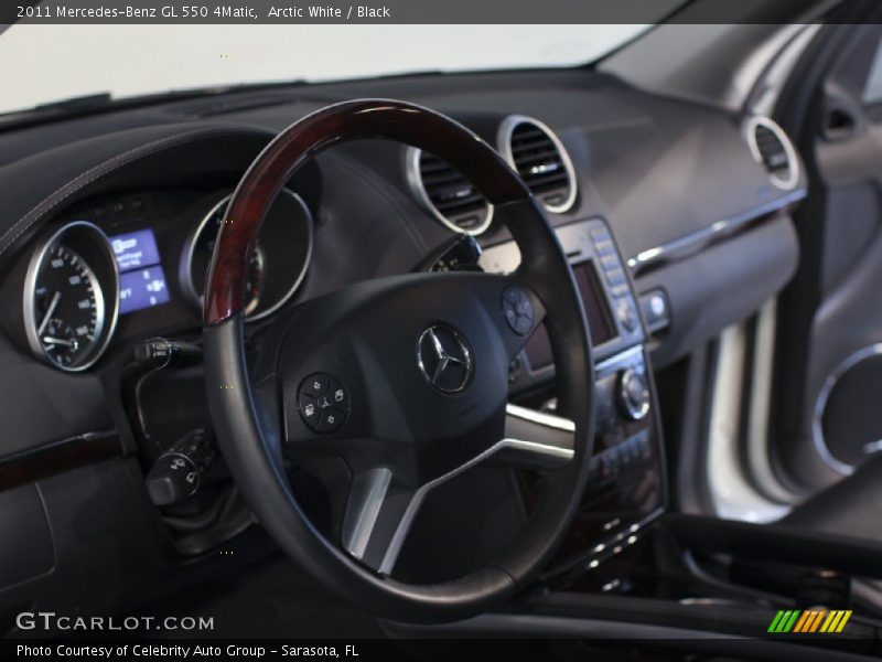 Arctic White / Black 2011 Mercedes-Benz GL 550 4Matic