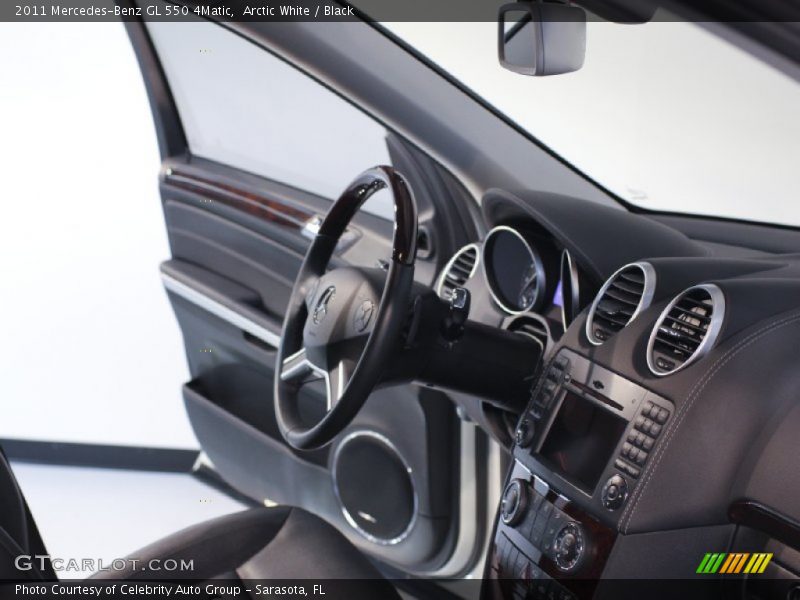 Arctic White / Black 2011 Mercedes-Benz GL 550 4Matic