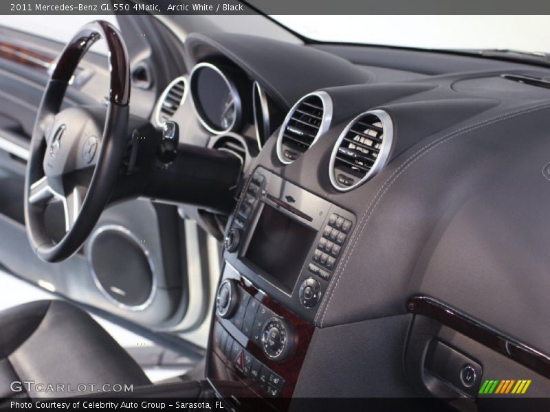 Arctic White / Black 2011 Mercedes-Benz GL 550 4Matic