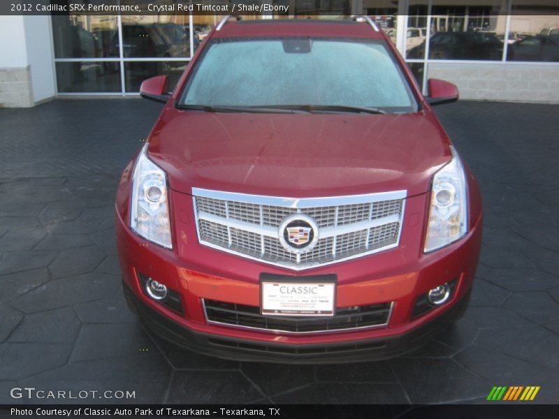 Crystal Red Tintcoat / Shale/Ebony 2012 Cadillac SRX Performance