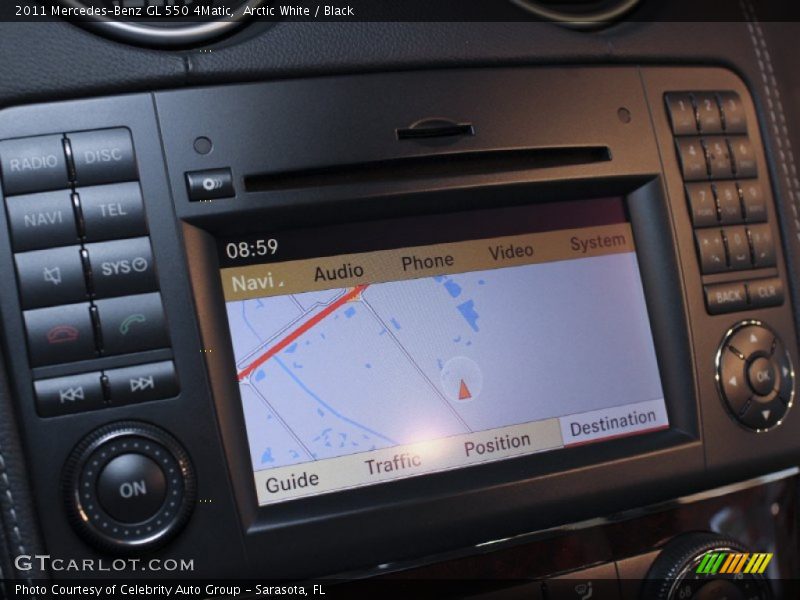 Arctic White / Black 2011 Mercedes-Benz GL 550 4Matic