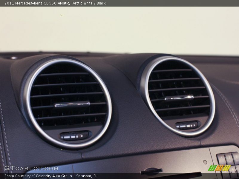 Arctic White / Black 2011 Mercedes-Benz GL 550 4Matic