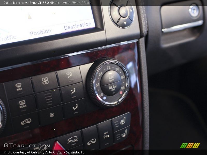 Arctic White / Black 2011 Mercedes-Benz GL 550 4Matic