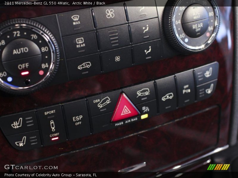 Arctic White / Black 2011 Mercedes-Benz GL 550 4Matic