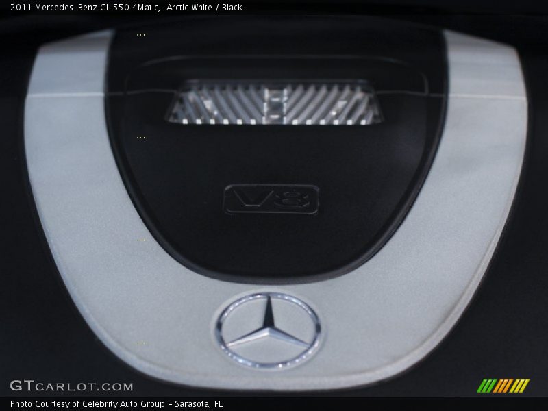 Arctic White / Black 2011 Mercedes-Benz GL 550 4Matic