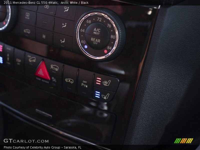 Arctic White / Black 2011 Mercedes-Benz GL 550 4Matic