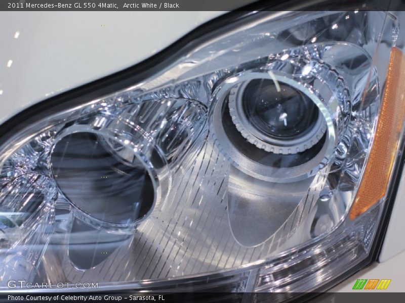 Arctic White / Black 2011 Mercedes-Benz GL 550 4Matic
