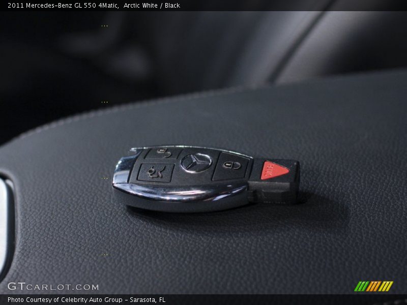 Arctic White / Black 2011 Mercedes-Benz GL 550 4Matic