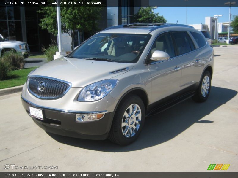 Gold Mist Metallic / Cashmere 2012 Buick Enclave FWD