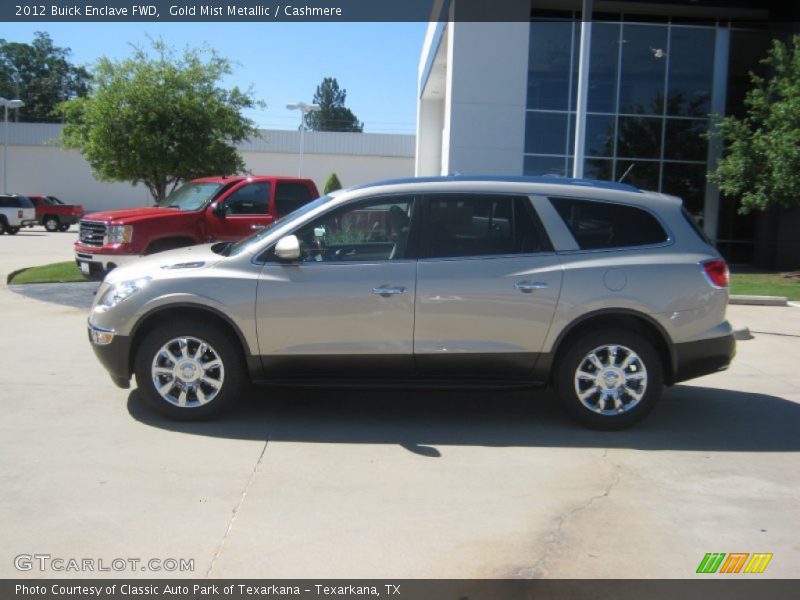 Gold Mist Metallic / Cashmere 2012 Buick Enclave FWD
