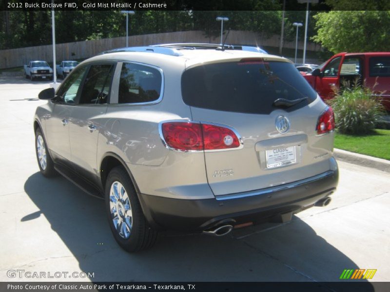 Gold Mist Metallic / Cashmere 2012 Buick Enclave FWD
