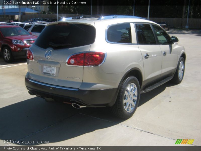 Gold Mist Metallic / Cashmere 2012 Buick Enclave FWD