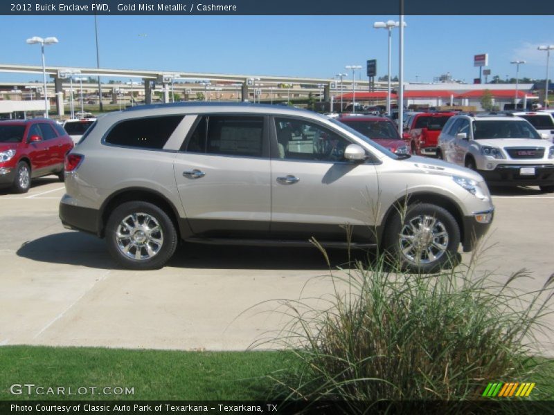 Gold Mist Metallic / Cashmere 2012 Buick Enclave FWD